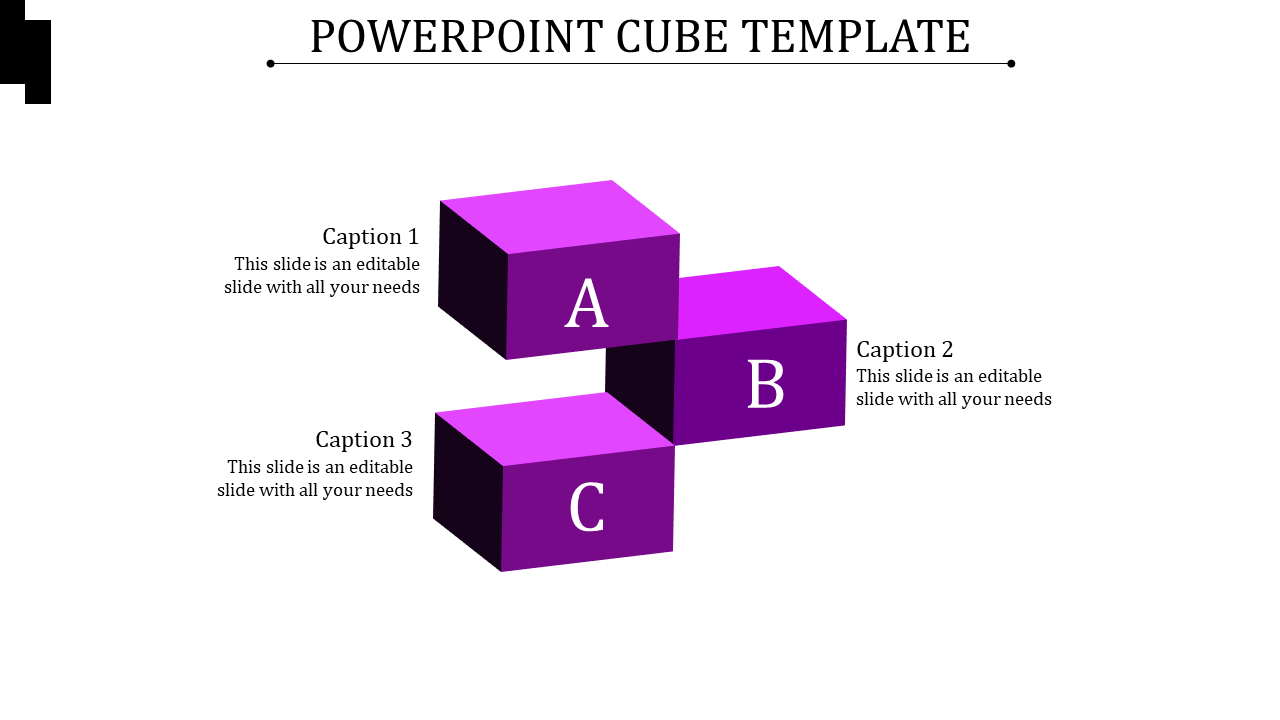 Unlimited PowerPoint Cube template and Google Slides Themes
